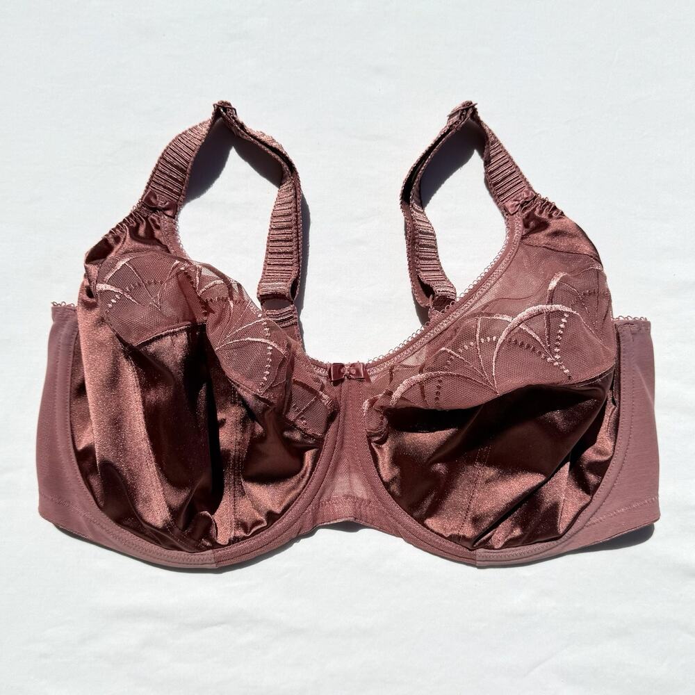 Elomi Cate Full Figure Underwire Bra 38H Rosewood EL4030